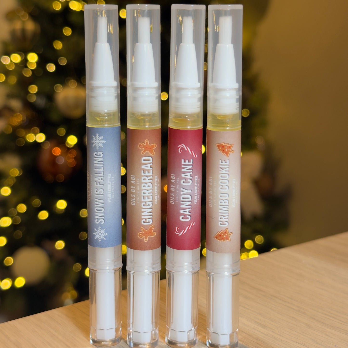 Bundle Of 4 Cuticle Oil Pens | Christmas Collection